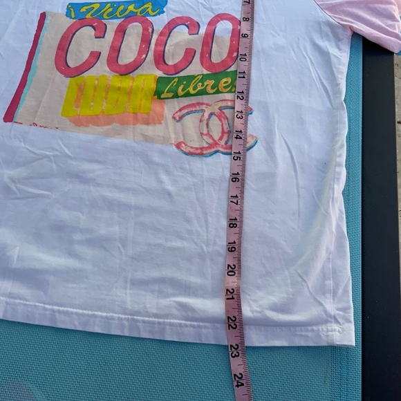 CHANEL 2017 COCO LIBRE CUBA TEE SHIRT TOP - Picture 6 of 11